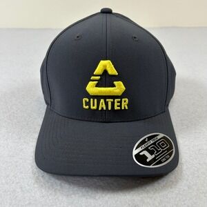 Travis Matthew Cuater Hat Mens One Size Gray Yellow Golf Adjustable Snapback NWT